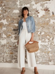 Mint Velvet 100% Хлопковые джинсы, укороченная куртка - Image 5 of 9