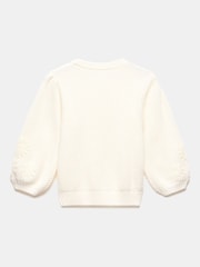 Mint Velvet Cream Floral Embroidered Jumper - Image 7 of 8