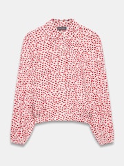 Mint Velvet Cream Lips Print Shirt - Image 7 of 8