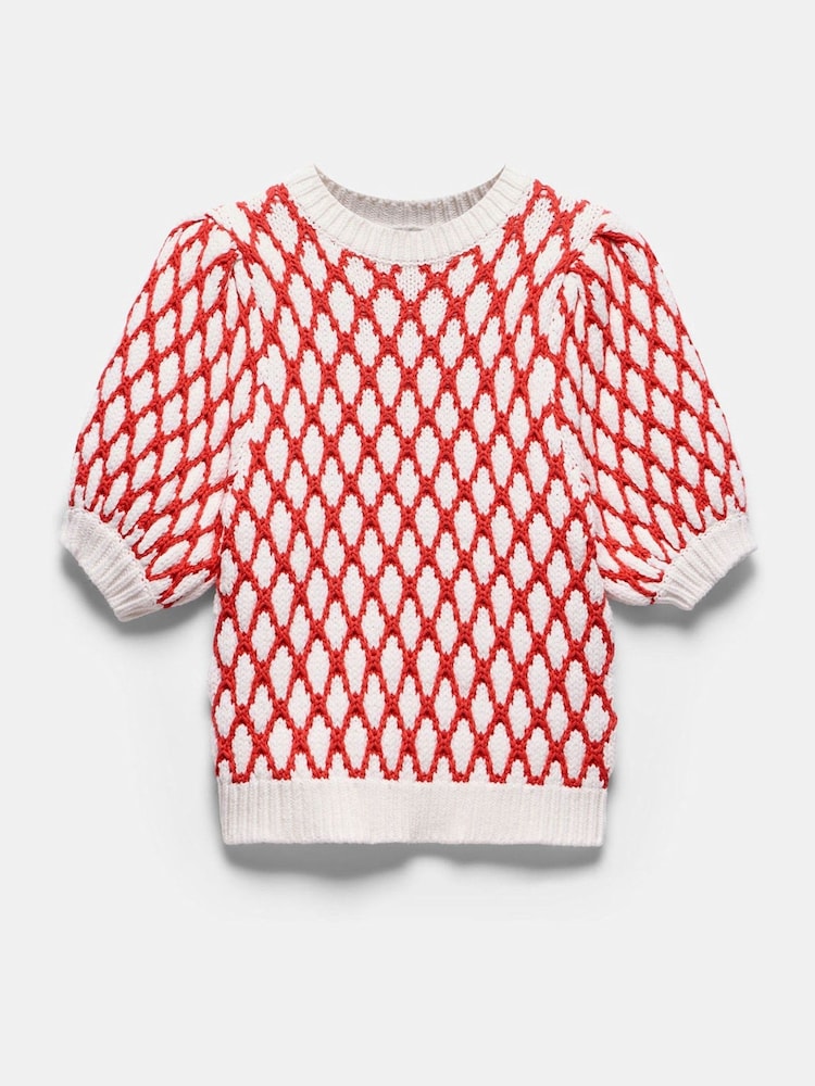 Mint Velvet Graphic Knit Top - Image 7 of 8