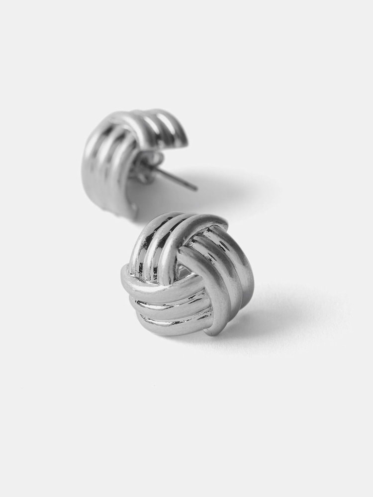 Mint Velvet Tone Knot Stud Earrings - Imagen 1 de 3