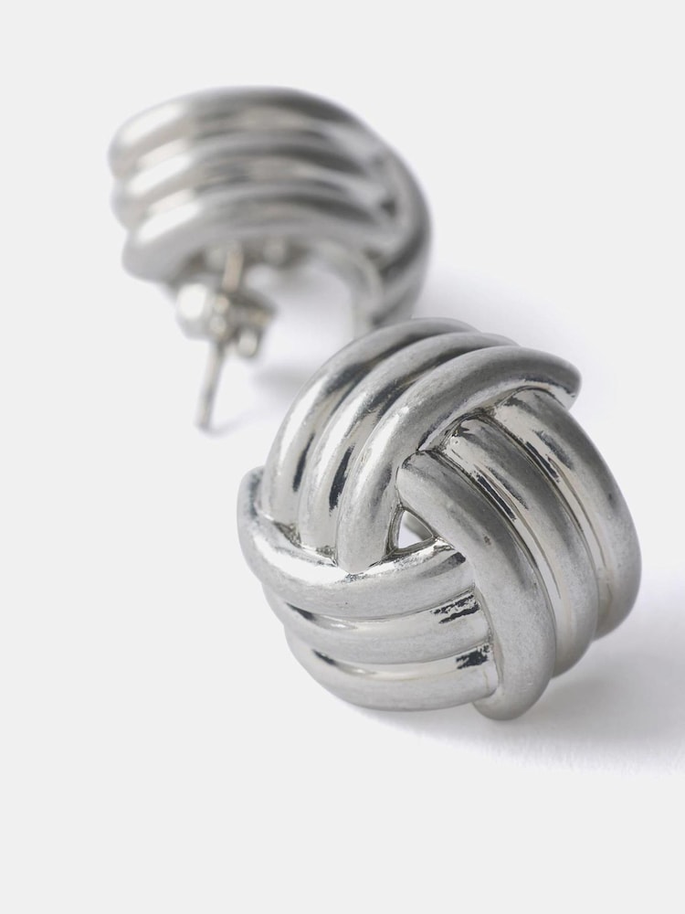 Mint Velvet Tone Knot Stud Earrings - Imagen 2 de 3