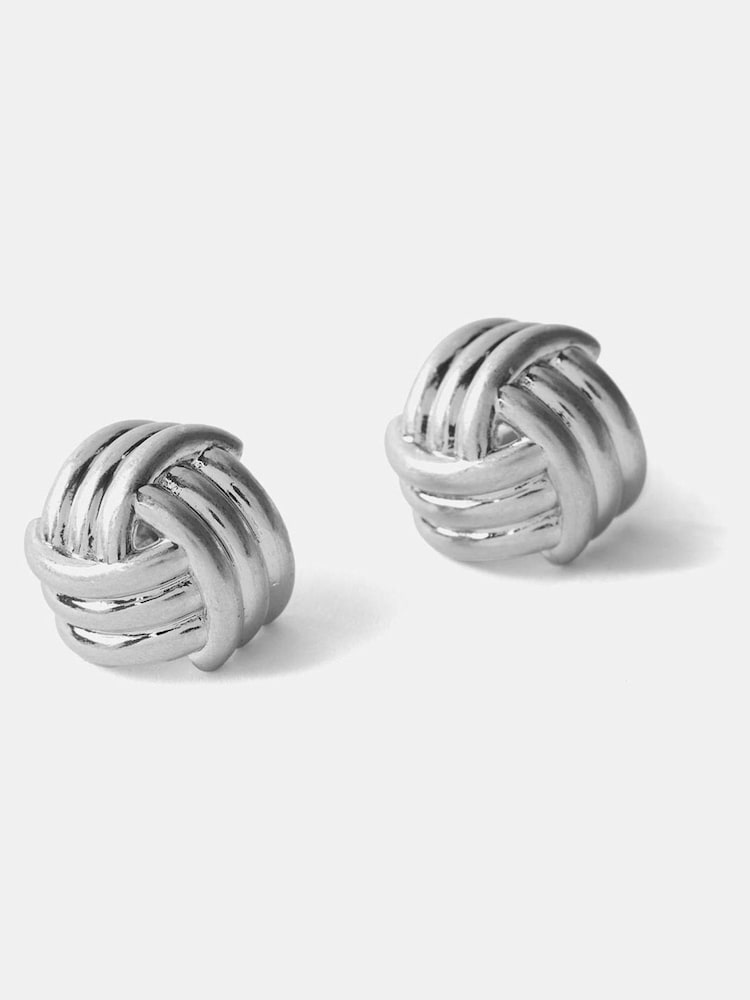 Mint Velvet Tone Knot Stud Earrings - Imagen 3 de 3