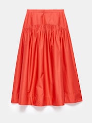 Юбка миди из 100% хлопка Mint Velvet - Изображение 8 из 8