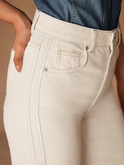 Mint Velvet Relaxed 100% Cotton Tapered Jeans - Imagen 4 de 7