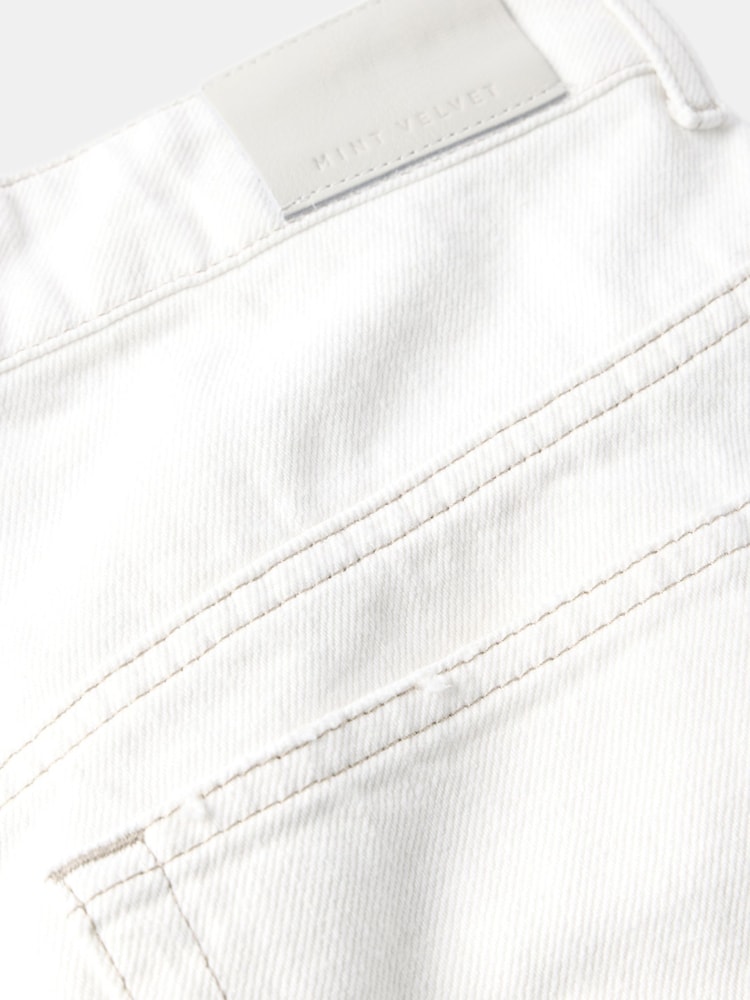 Mint Velvet Relaxed 100% Cotton Tapered Jeans - Imagen 7 de 7