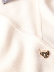 Mint Velvet White Asymmetric Knit Waistcoat - Image 9 of 9