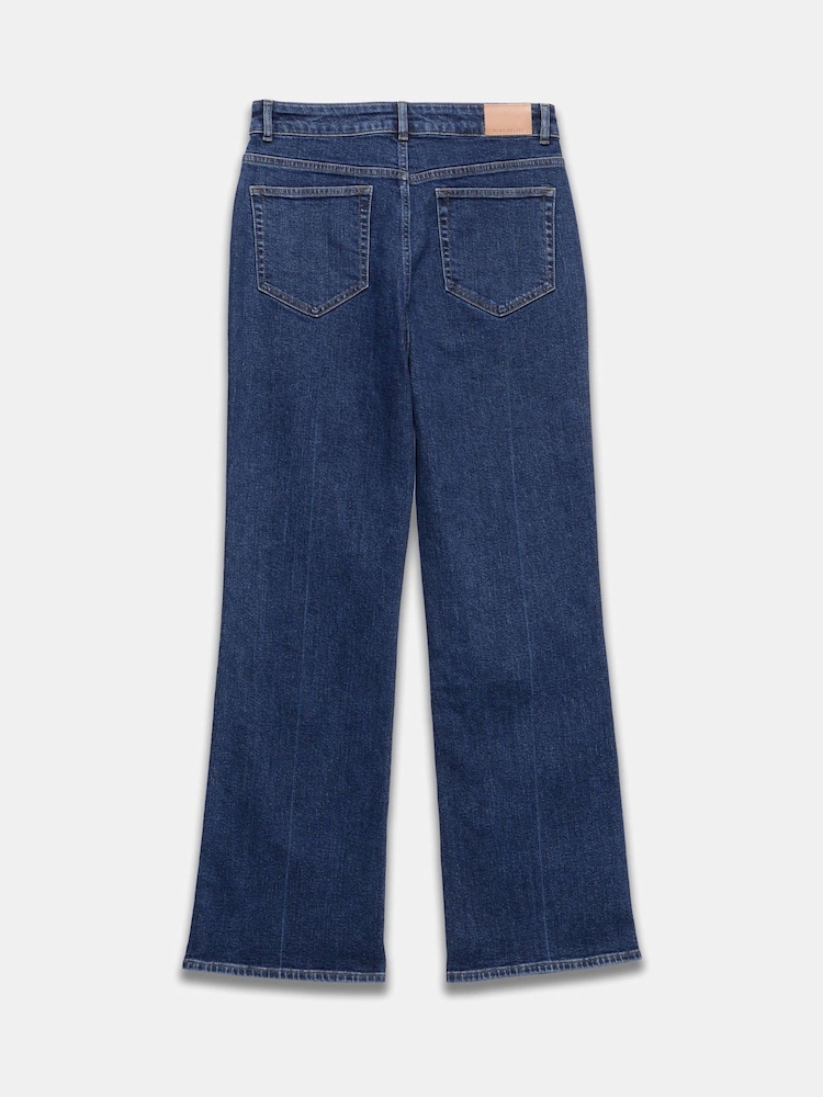Mint Velvet Blue Relaxed Straight Jeans - Image 7 of 7