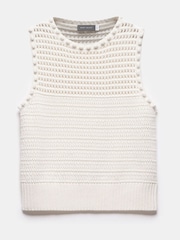 Mint Velvet White Knit Top - Image 7 of 8