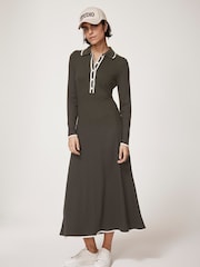 فستان بولو متوسط الطول جيرسيه من Mint Velvet - صورة 5 من 8
