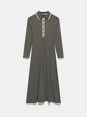 فستان بولو متوسط الطول جيرسيه من Mint Velvet - صورة 7 من 8