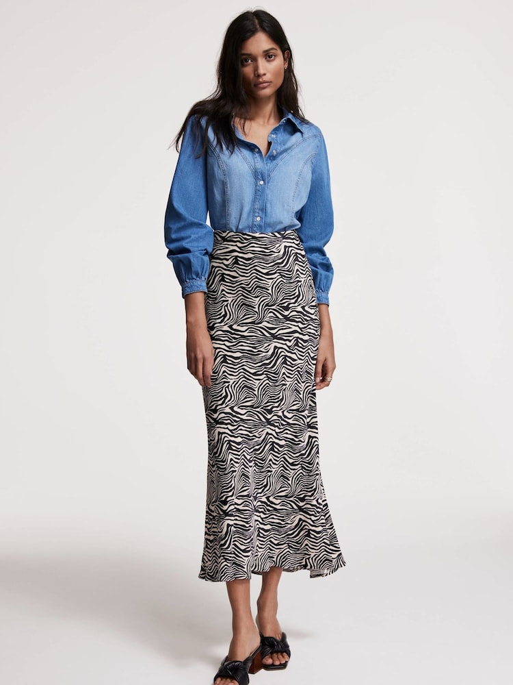 HOT Mint Velvet Black Velvet Bias Cut Skirt Buy Mint Velvet Black