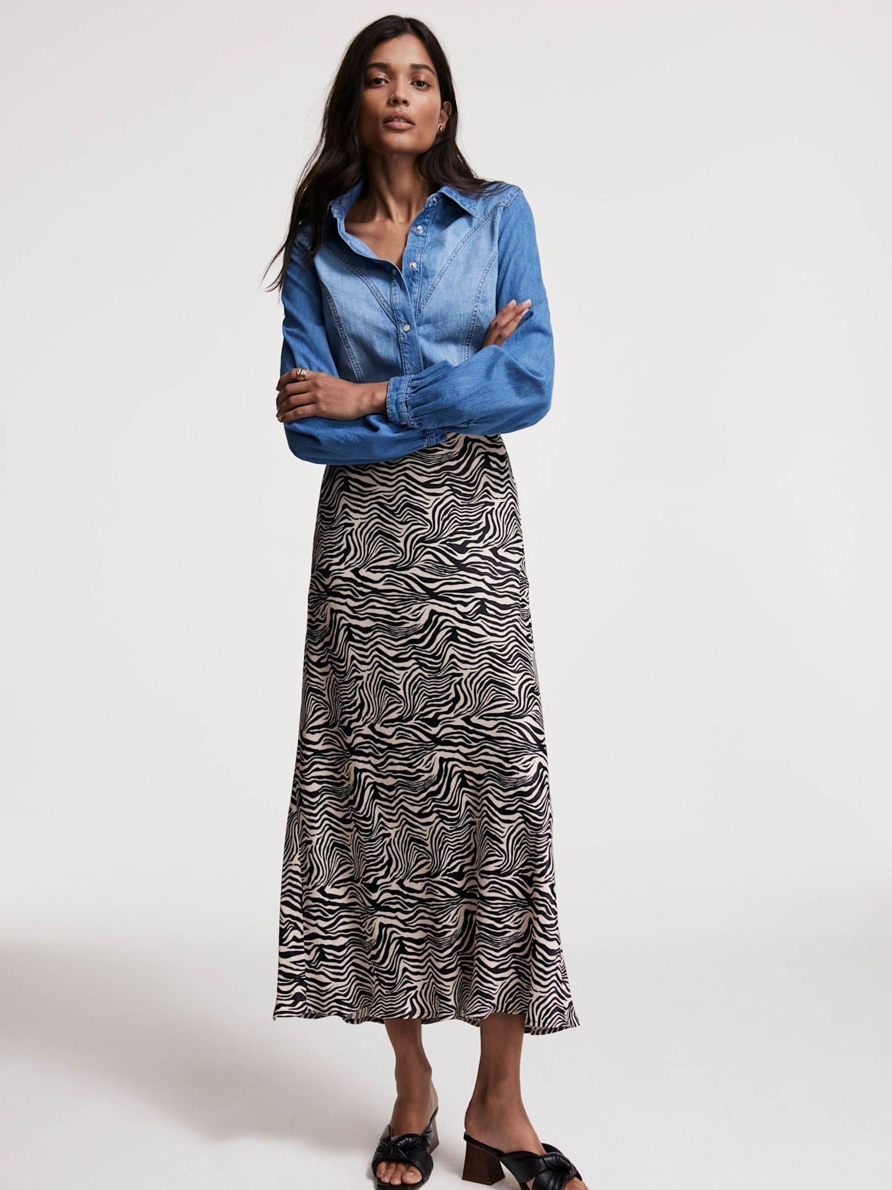 Bottega Veneta★素敵！Zebra Print Silk Blend Skirt Bottega Veneta Zebra Print Silk Blend Skirt on SALE | Saks