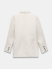 Mint Velvet Cream Double Breasted Blazer - Image 8 of 8