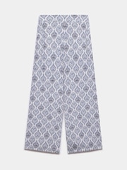 Mint Velvet Cream Geo Print Wide Trousers - Image 7 of 8