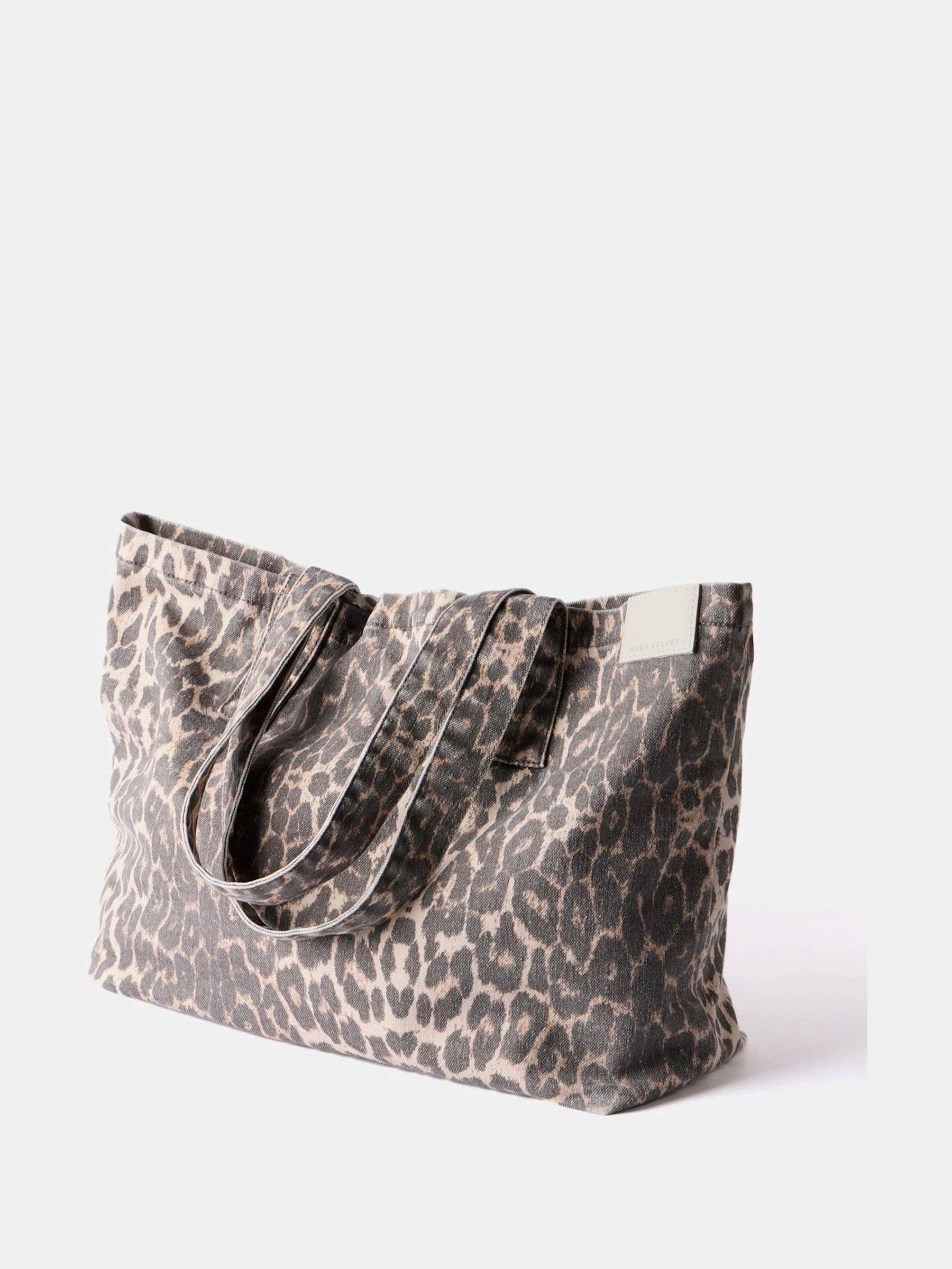 Buy Mint Velvet Brown Leopard Print Denim Tote Bag from Next USA