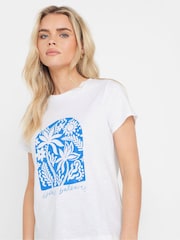 M&Co Petite Crew Neck T-Shirt - Imagen 4 de 5