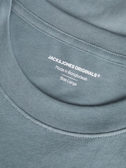 JACK & JONES Blue Graphic Back Print Tee - Image 3 of 4