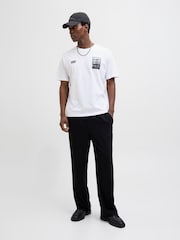 JACK & JONES White Oasis Back Print T-Shirts - Image 5 of 5