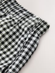 Black/White Pull On Gingham Shorts - Image 5 of 6