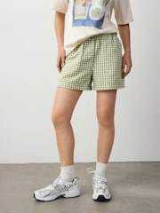 Green Pull On Gingham Shorts - Image 2 of 7