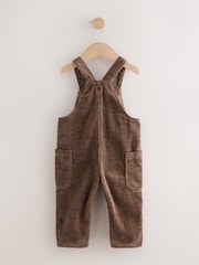 Brown Bear Print Corduroy Dungarees (3mths-7yrs) - Image 2 of 6