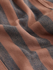 Rust Brown Stripe Pull On Wide Trousers (3mths-7yrs) - Image 3 of 4