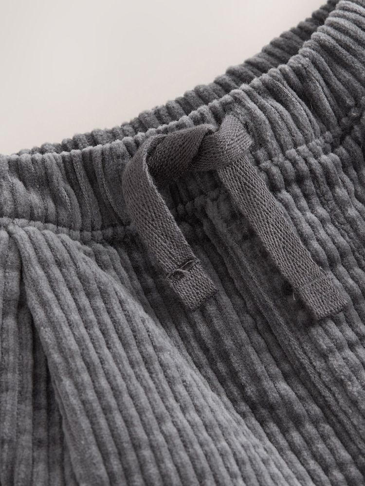 Charcoal Grey Textured Corduroy Pull On Trousers (3mths-7yrs) - Image 8 of 8 Charcoal Grey Textured Corduroy Pull On Trousers (3mths-7yrs) - Image 8 of 8