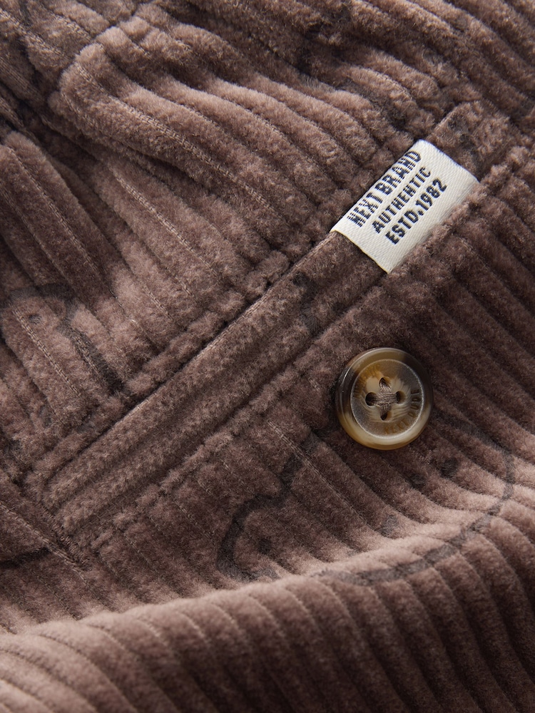 Brown Bear Print Corduroy Pull On Trousers (3mths-7yrs) - Image 8 of 8