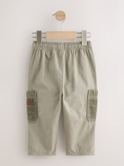 Sage Green Side Pocket Pull On Trousers (3mths-7yrs) - Image 7 of 9