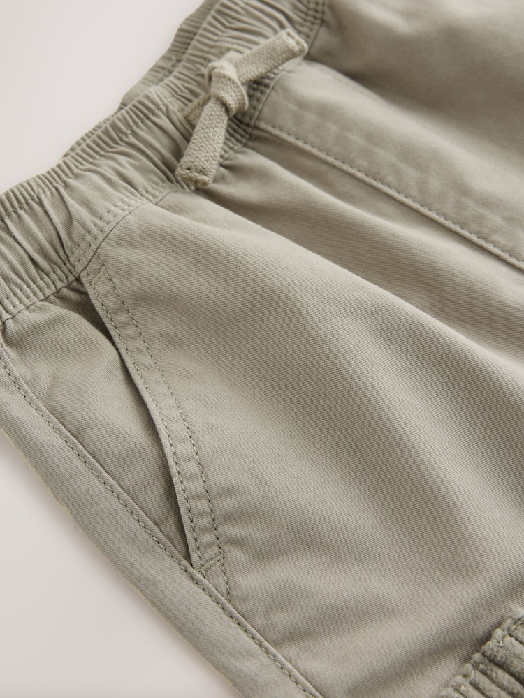 Sage Green Side Pocket Pull On Trousers (3mths-7yrs) - Image 9 of 9