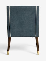 Nina Campbell Clabon Indigo Blue Rosebury Dining Chair - Image 7 of 8