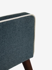 Nina Campbell Clabon Indigo Blue Rosebury Dining Chair - Image 8 of 8
