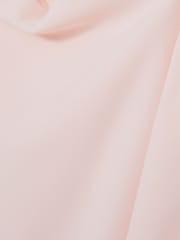 Reiss Pale Pink Petra Draped-Front High-Neck Midi Dress - Image 5 of 5
