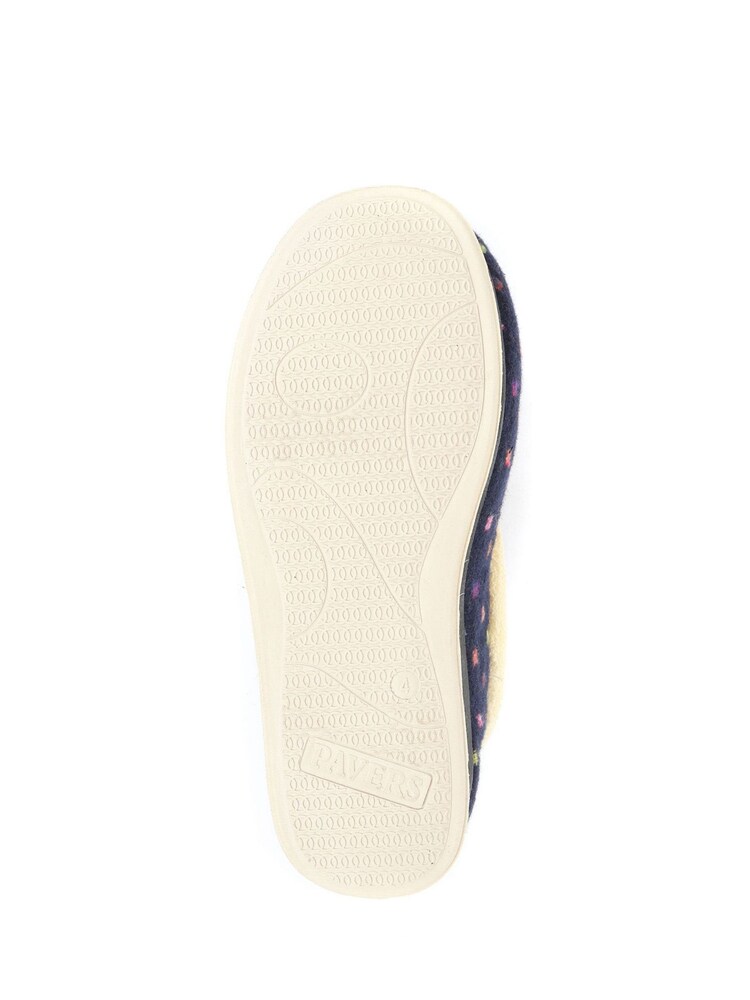 Pavers Blue Polka Dot Slippers - Image 5 of 5