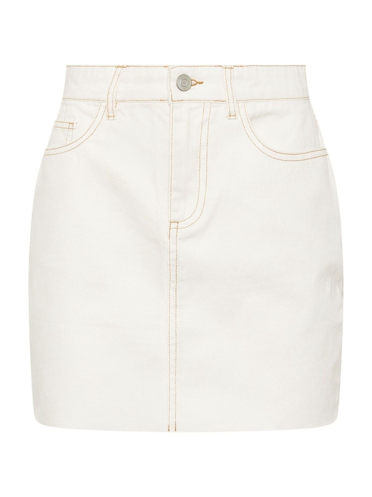 PixieGirl Petite Natural Denim 100% Cotton Skirt - Image 5 of 5