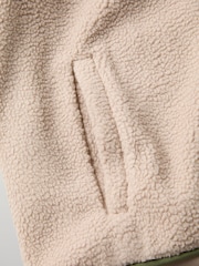 Polarn O Pyret Natural Teddy Fleece Jacket - Image 6 of 6