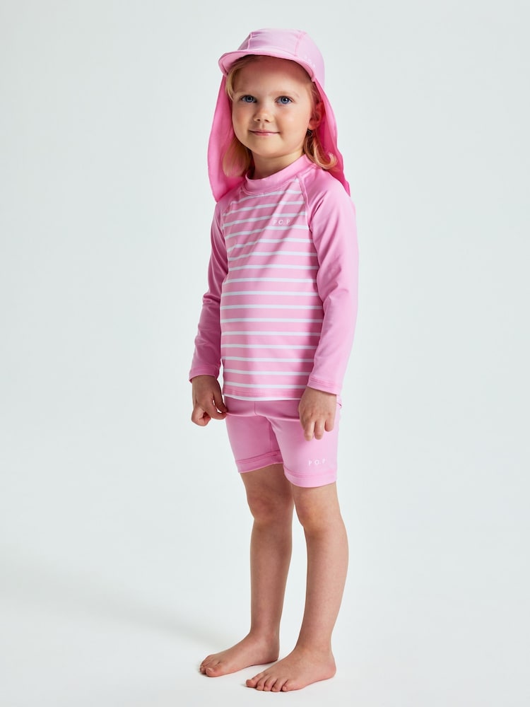 Polarn O Pyret Striped Sunsafe UV Rash Vest - Изображение 2 из 5