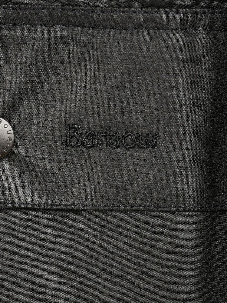 Barbour® Chrome Black Bedale Wax Jacket - Image 2 of 2