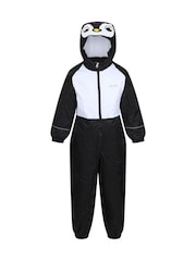 Regatta Black Kids Mudplay III Waterproof Puddle Suit - Image 1 of 4