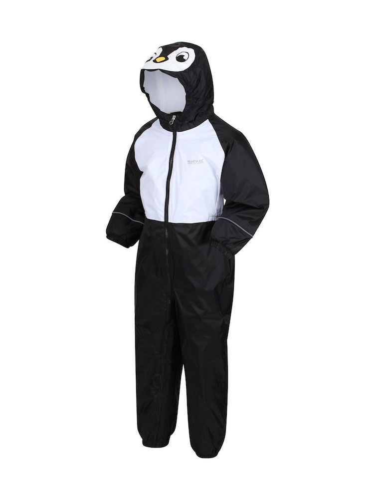 Regatta Black Kids Mudplay III Waterproof Puddle Suit - Image 2 of 4