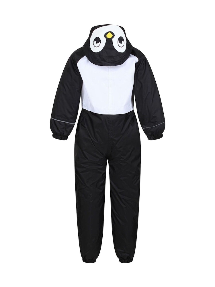 Regatta Black Kids Mudplay III Waterproof Puddle Suit - Image 4 of 4