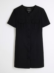 River Island Black Pocket Mini Dress - Image 5 of 6