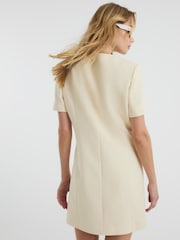 River Island Yellow Pocket Mini Dress - Image 4 of 8
