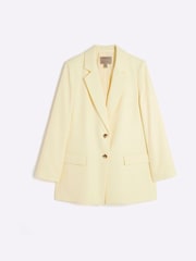 River Island Yellow Pocket Mini Dress - Image 5 of 8
