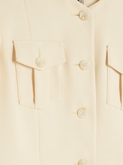 River Island Yellow Pocket Mini Dress - Image 7 of 8