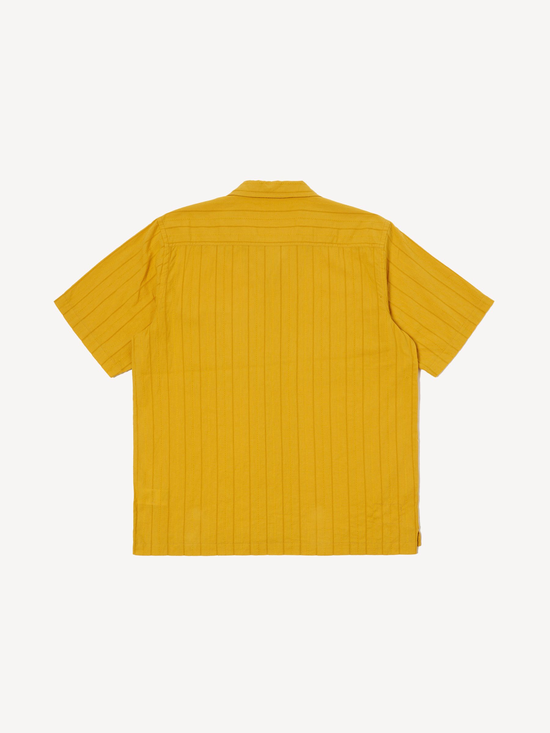 Next：日本 Universal Works Camper シャツ ドビー Self ストライプ