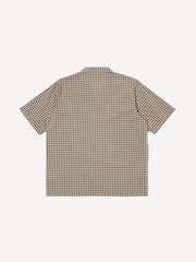 Universal Works Brown Road Shirt Dobby Check - Image 2 of 3