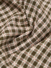 Universal Works Brown Road Shirt Dobby Check - Image 3 of 3