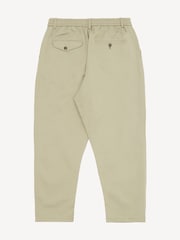 Universal Works Brown Pleated Twill Track Trouser - Image 2 of 5